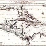 Carte historique Le golfe de Mexique